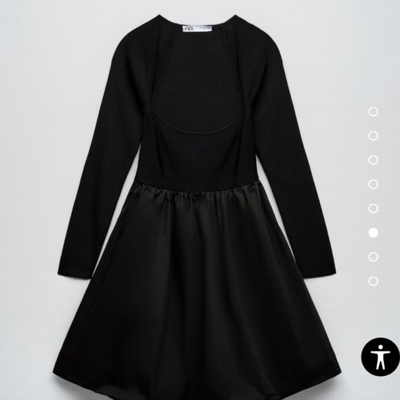 BLOGGER FAVORITE Zara black party dress NWT - Picture 6 of 16